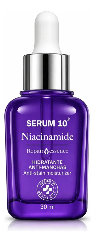 Serum 10 · Sérum de Niacinamida Antimanchas con Ácido Hialurónico · 30 ml
